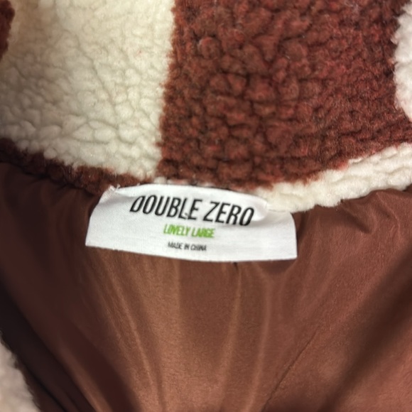 Checkered fleece jacket - Picture 2 of 2